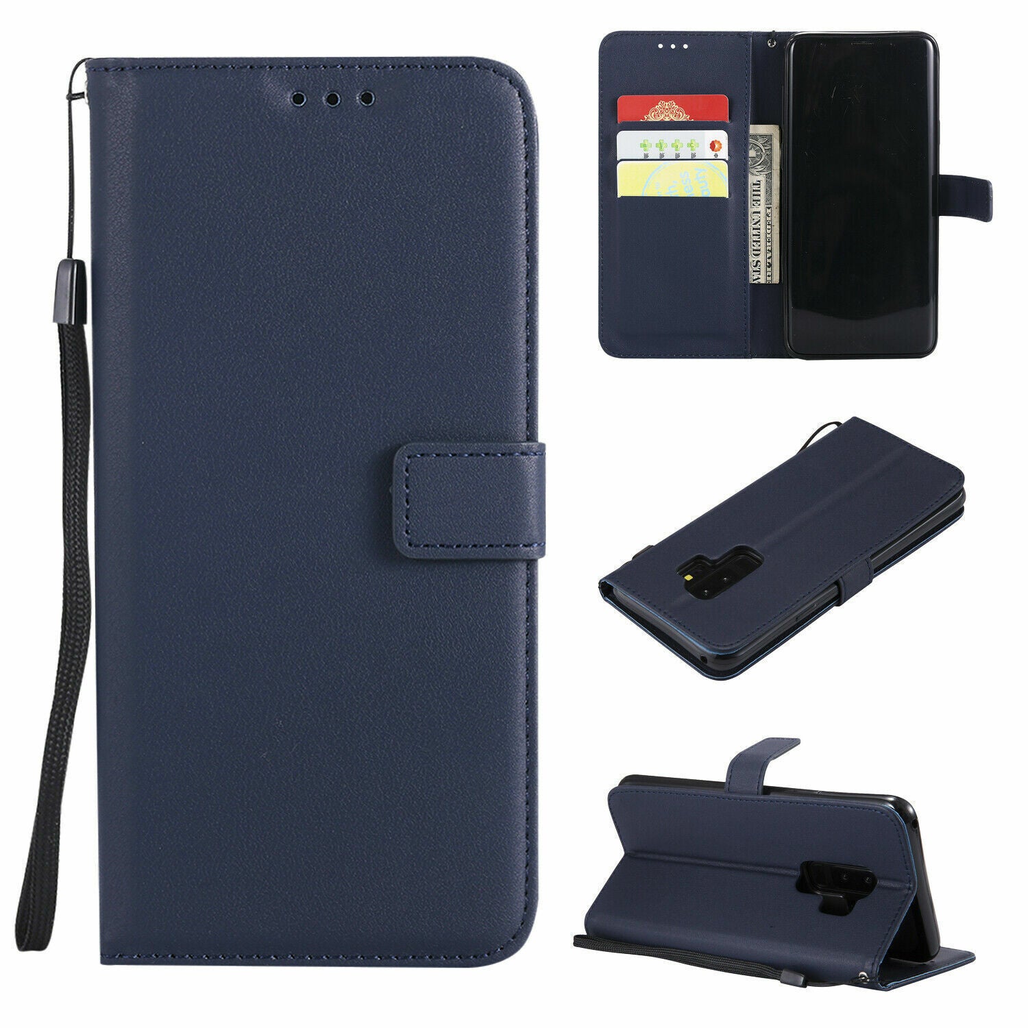 Leather Folio Wallet Case for Samsung Galaxy A8 2018 Leather Folio Wallet Case for Samsung Galaxy A8 2018
